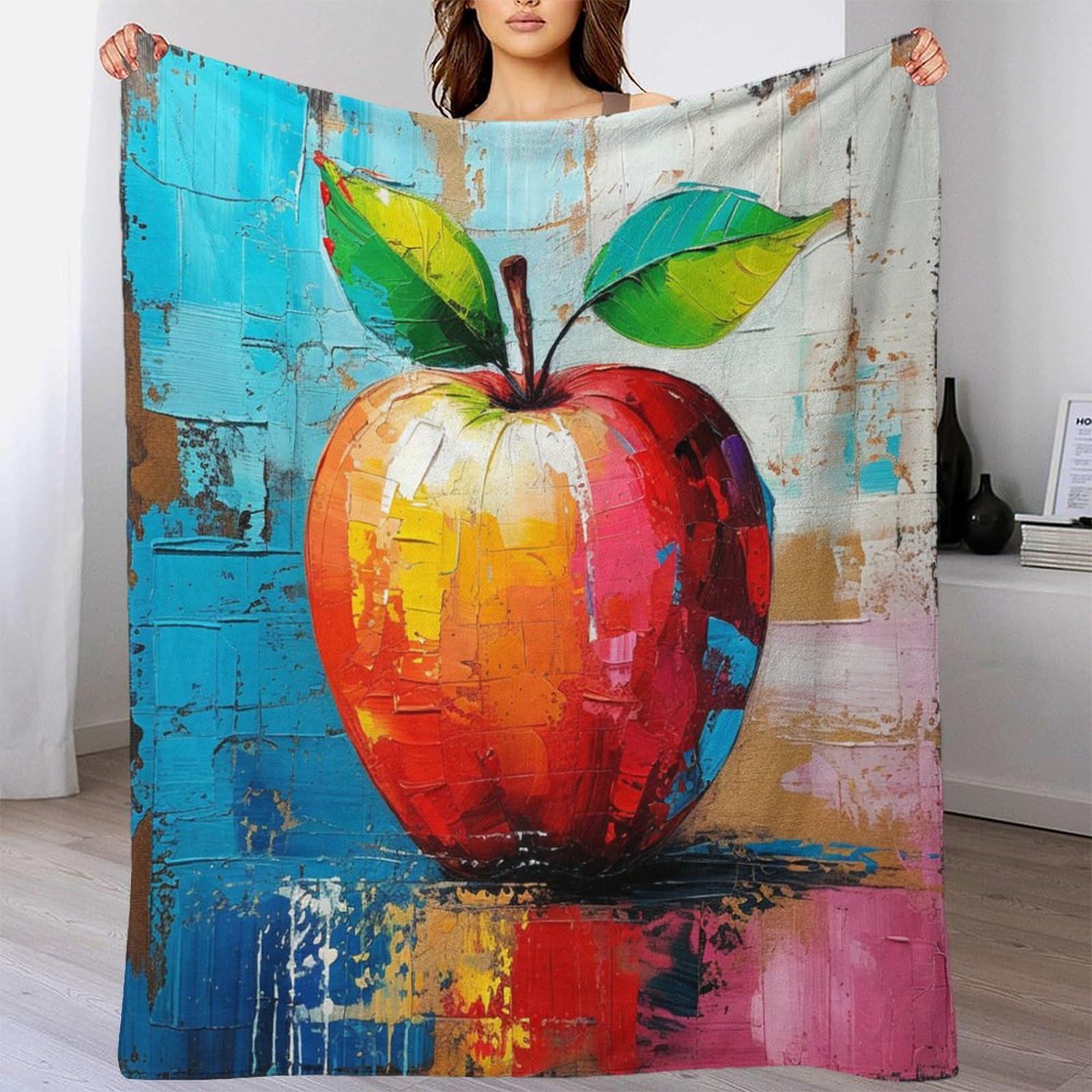 Coperta morbida in pile di flanella, regalo di compleanno per amici, famiglia, regalo di Natale per amici e partner, coperta natalizia per divano letto 150 x 200 cm