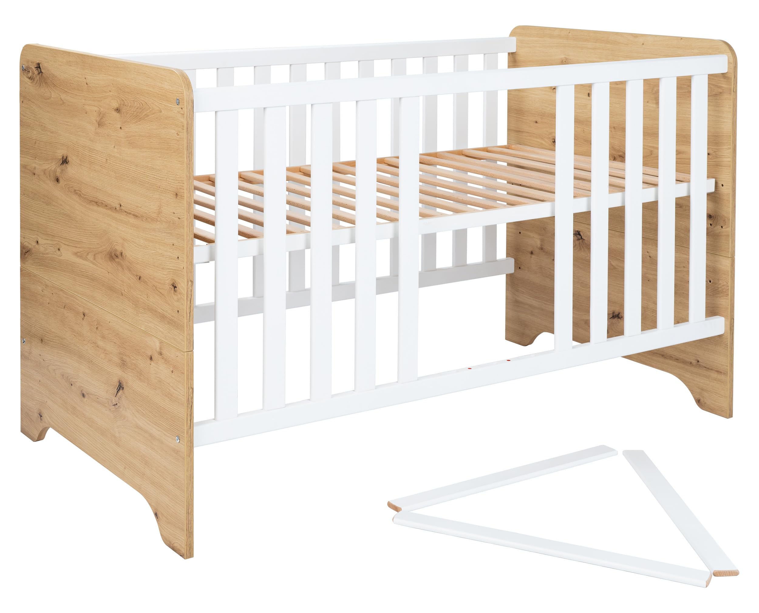 Babyzimmer Set Marlon 2. teilig Bett Wickelkommode