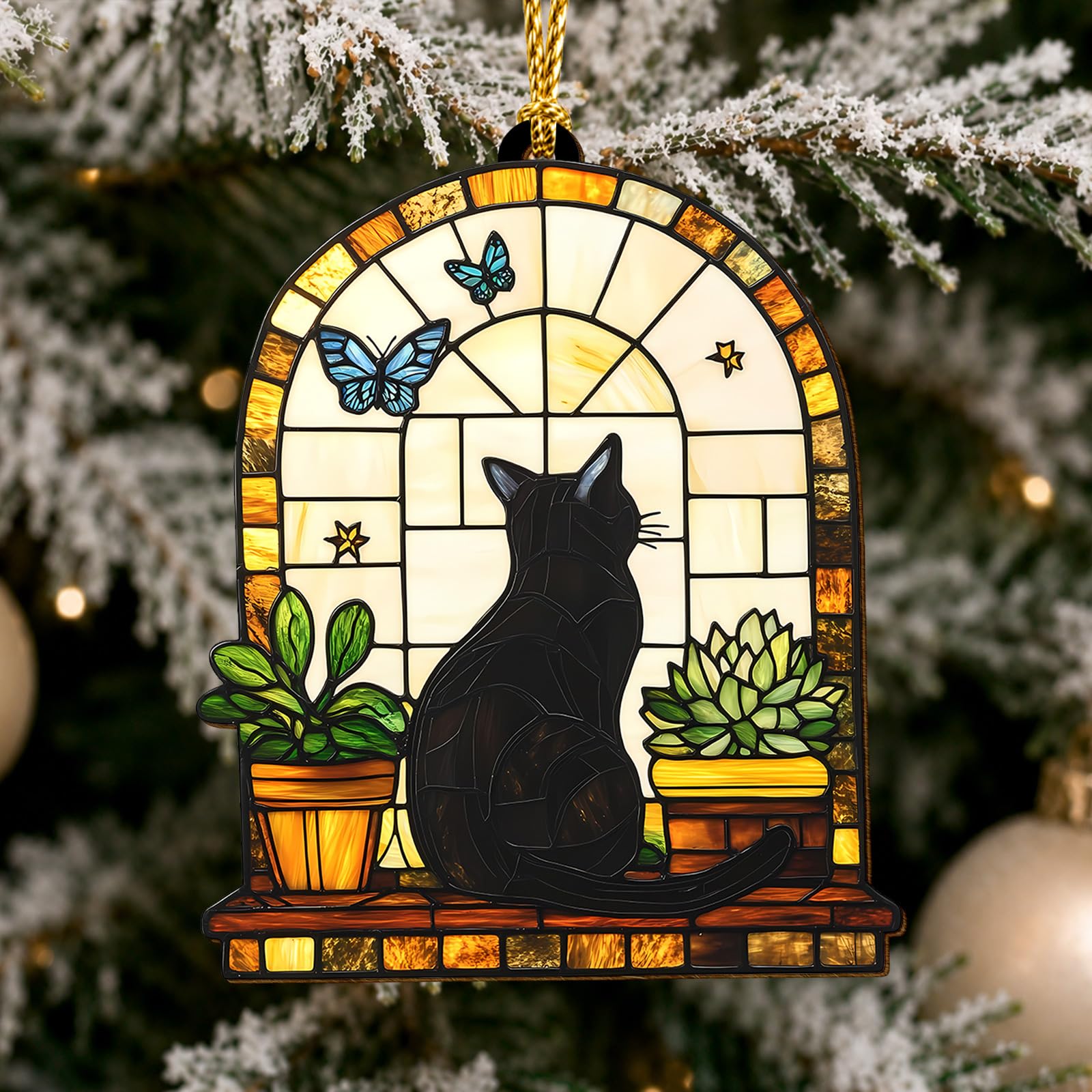 Cute Animal Christmas Ornaments - Wooden Hanging Decorations -22 Cute Animal Christmas Ornaments - Wooden Hanging Decorations -22