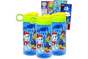Paw Patrol Water Bottle with Activity Book and Stickers