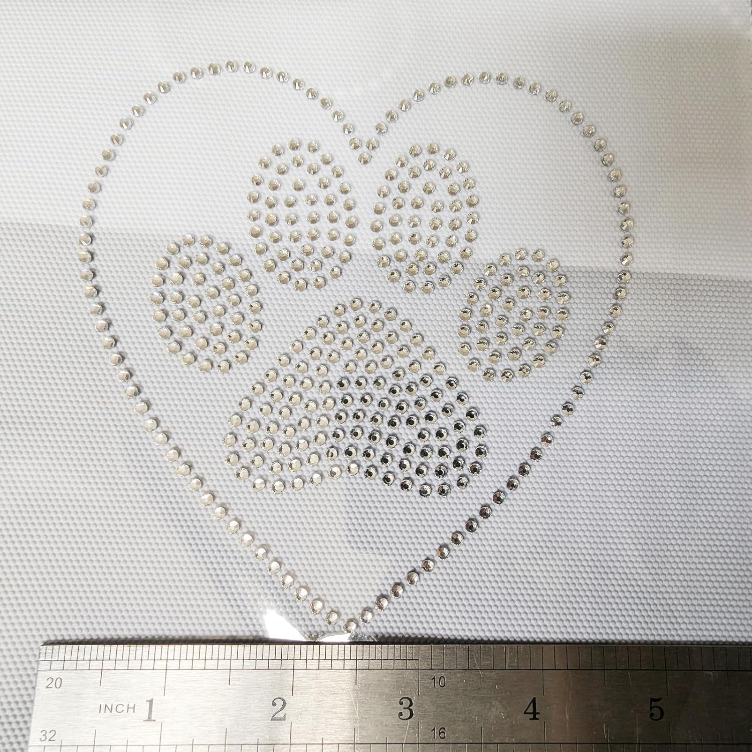 Dog Mom Rhinestone Transfers 4 Sheets, Hotfix Iron on Dog Mom Appliques with Paw Print Bone Heart Designs, Sparkly Bling Patches for T Shirts, Hoodies, Tote Bags, DIY Pet Mom Gifts image 2