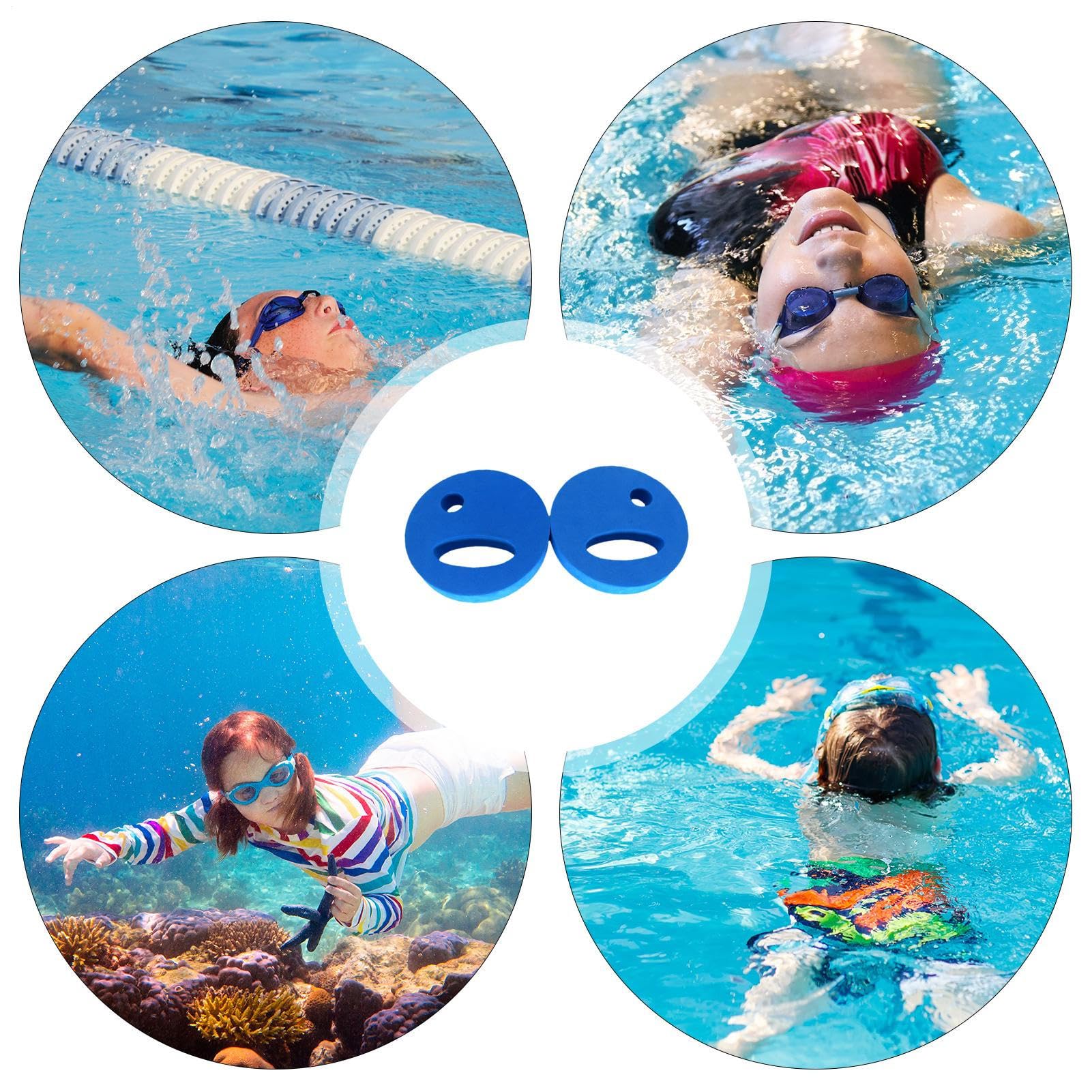 Lot de 2 disques d'exercice aquatiques en mousse EVA, accessoires d'entraînement de résistance aquatique, équipement d'aérobic de natation pour débutants