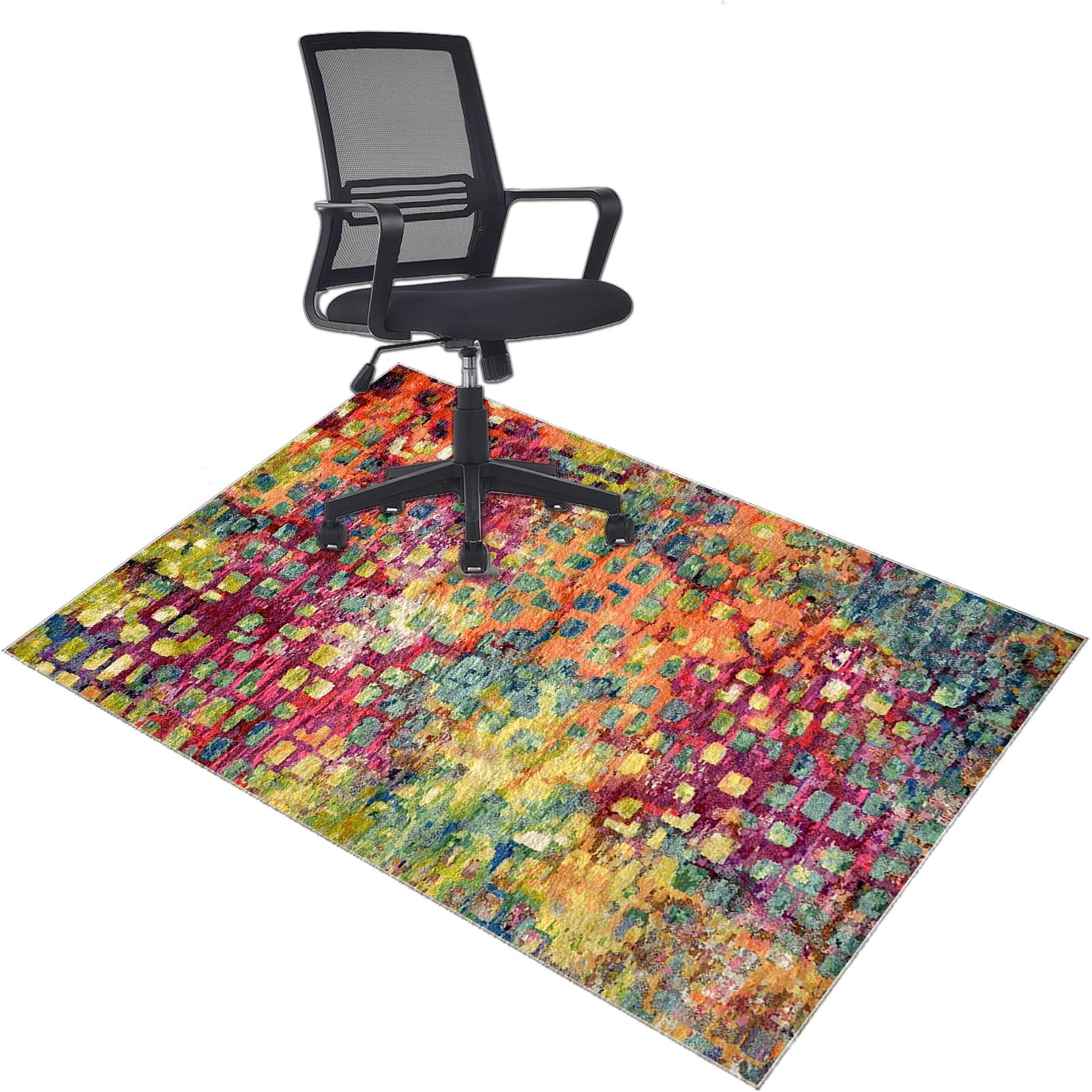 Heavy Duty Office Chair Mats for Carpeted and Hardwood Floor Low pile Chair Mat Soft and Comfortable Carpet Protectors Chair Mat Anti Slip Computer Desk Chair Mat Floor Gaming Chair Mat 140 x 200 cm