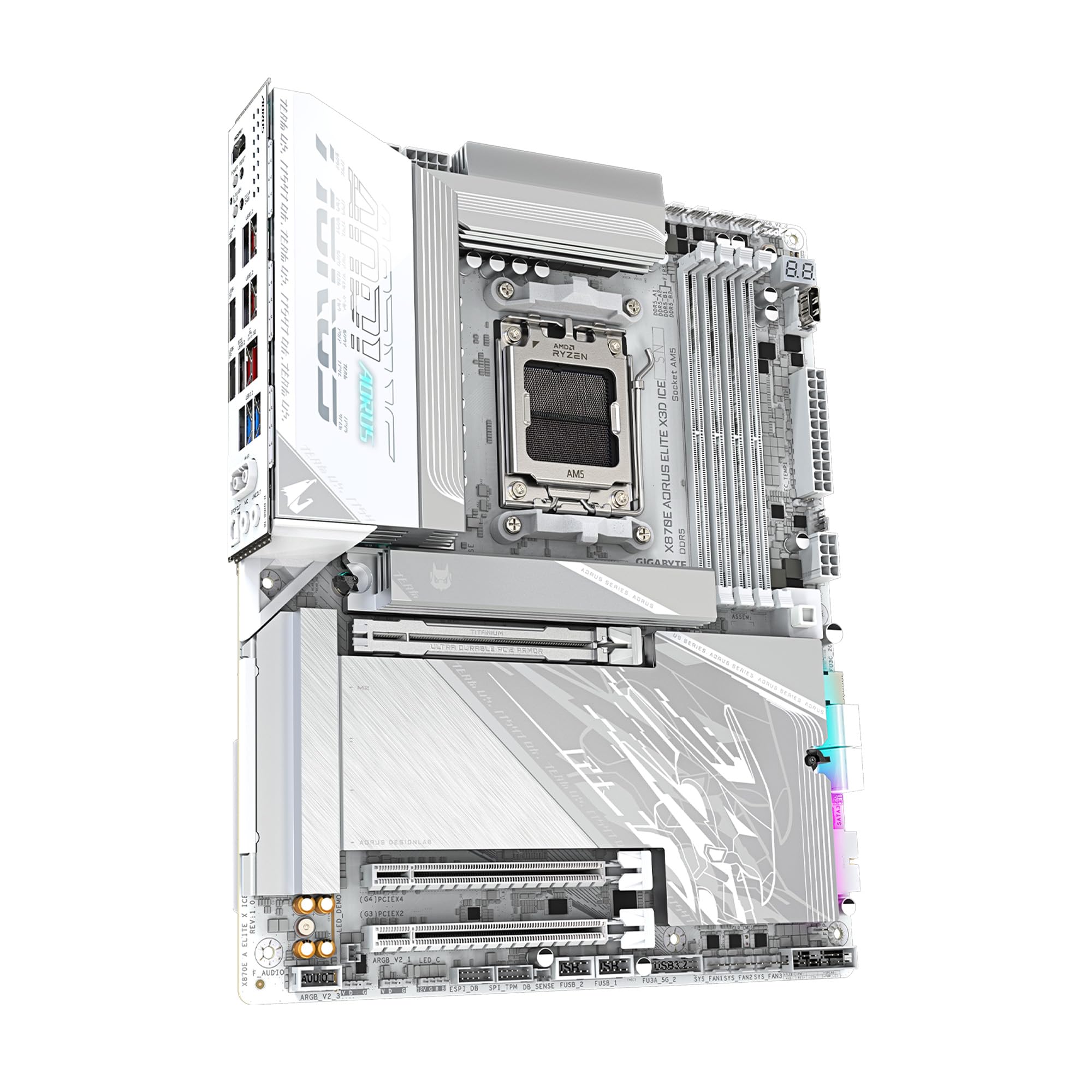 Amazon | GIGABYTE X870E AORUS ELITE X3D ICE AMD AM5 LGA 1718 ATX