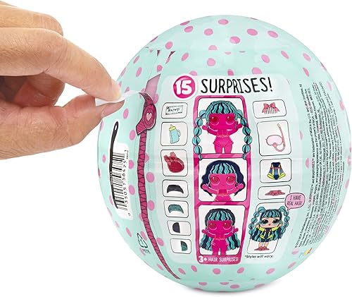 Miniatura 2 de LOL Surprise Hairvibes Muñecas con 15 sorpresas, incluyendo muñeca ultra rara, atuendo, par de zapatos, accesorios, botella, peinados para mezclar y