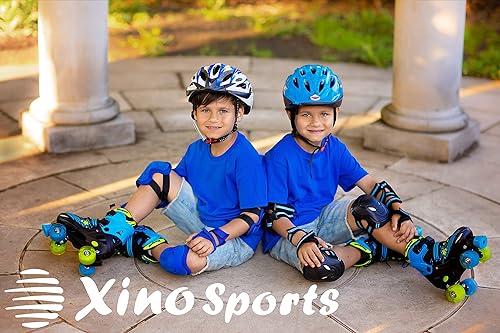 Miniatura 8 de XinoSports - Patines ajustables para niños y niñas con ruedas iluminadas (de 5 a 20 años)  Patines con ruedas iluminadoras
