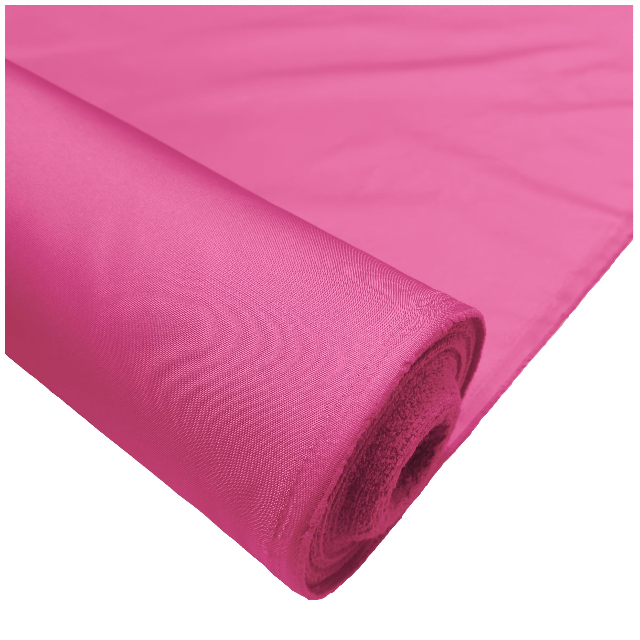 Pink Waterproof 500D Canvas Fabric Heavy Duty PU Coated Outdoor Material – Coated Treatment Suitable for Garden, Upholstery, Covers & DIY Projects Half a Metre (50cm x 148cm)