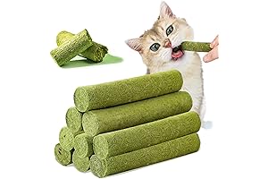 HavenJanny: Cat Grass Teething Stick for Teething, Dental Health, and Hairball Prevention (50g)