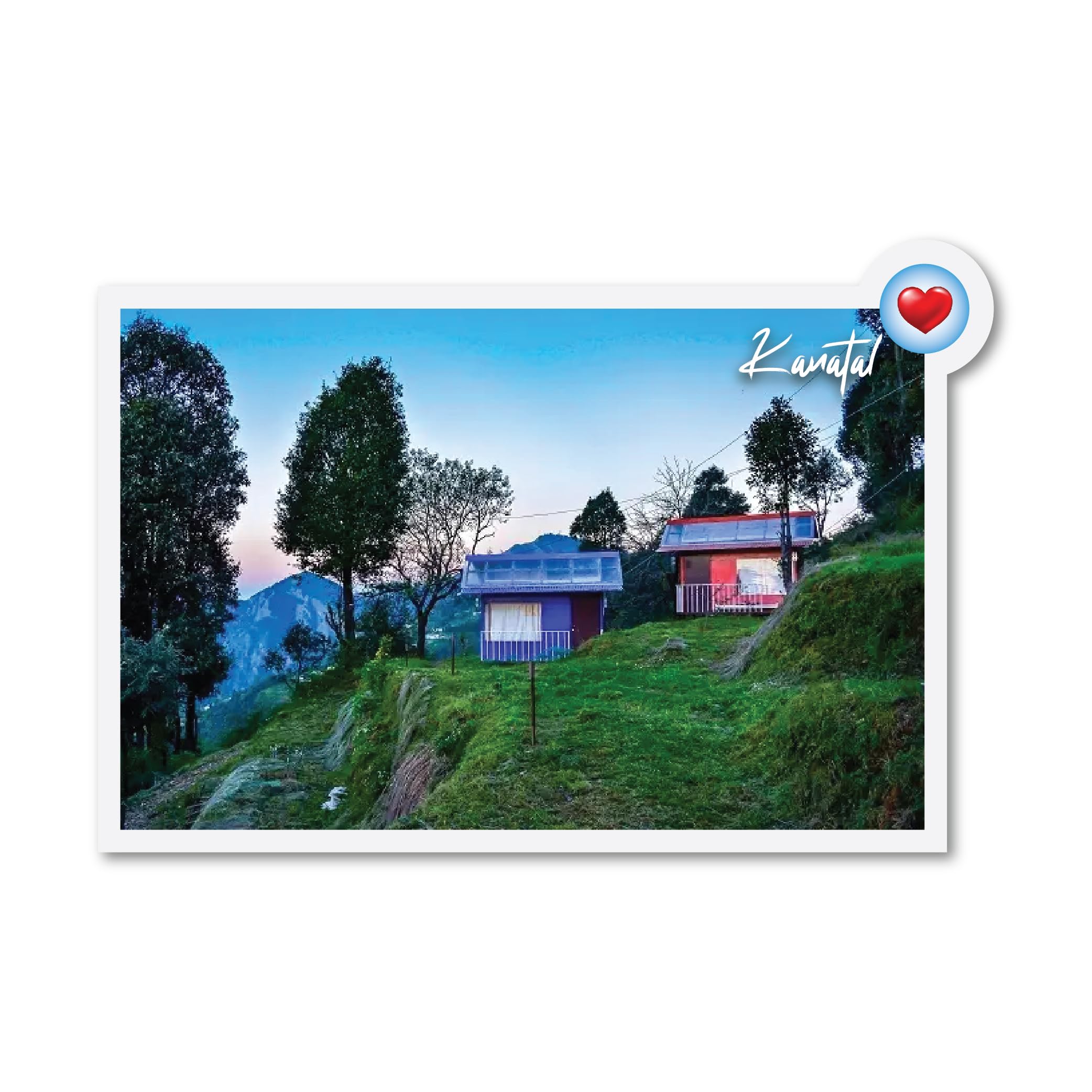 Kanatal Traveler Memorable Acrylic Fridge Magnet | 3x2 Inches, 3mm Thick | Metal Lockers, PC Cabinets, Almirah, Refrigerator | Perfect Kitchen, Home Office Decor-image-34