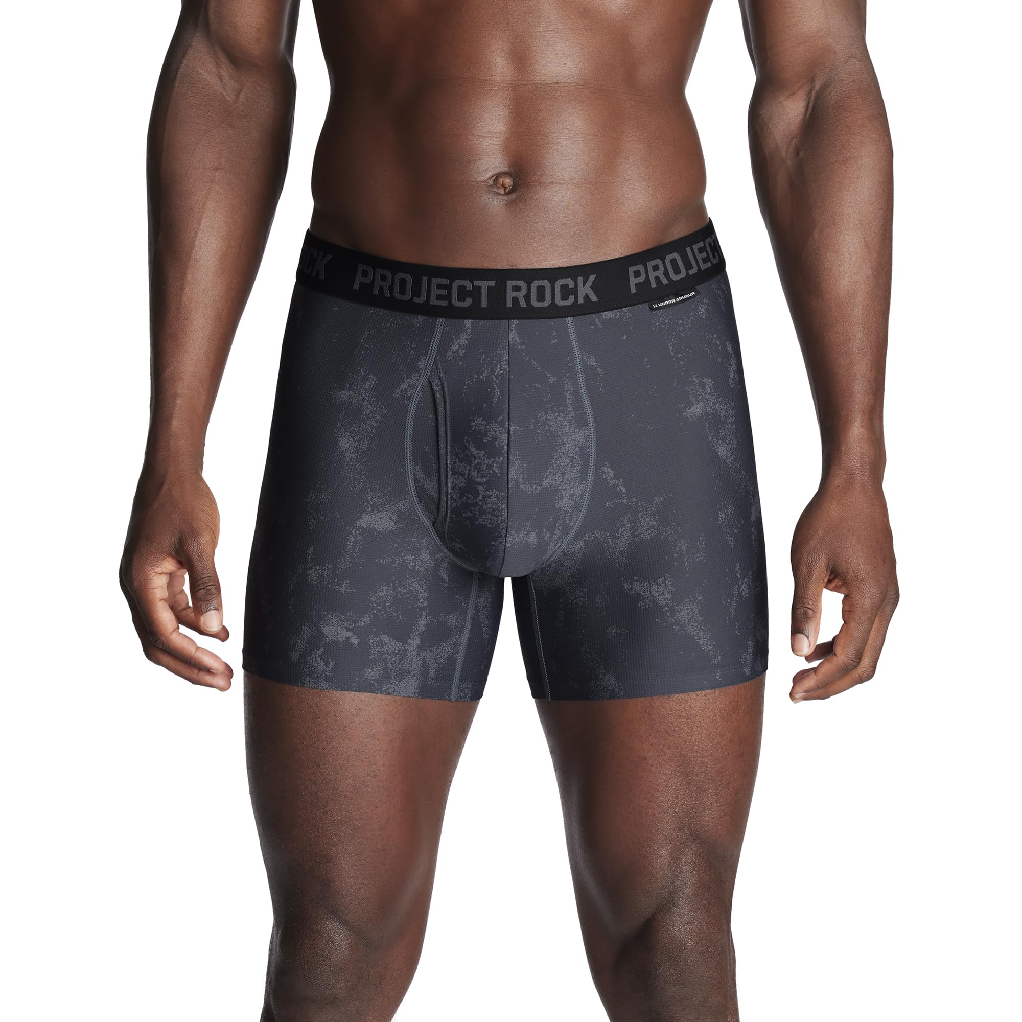Under Armour Under Armour Men's Project Rock Performance Tech Mesh Boxerjock Brief, 5" Inseam, 2-Pack Ropa Interior de Hombres Hombre (Pack de 2)