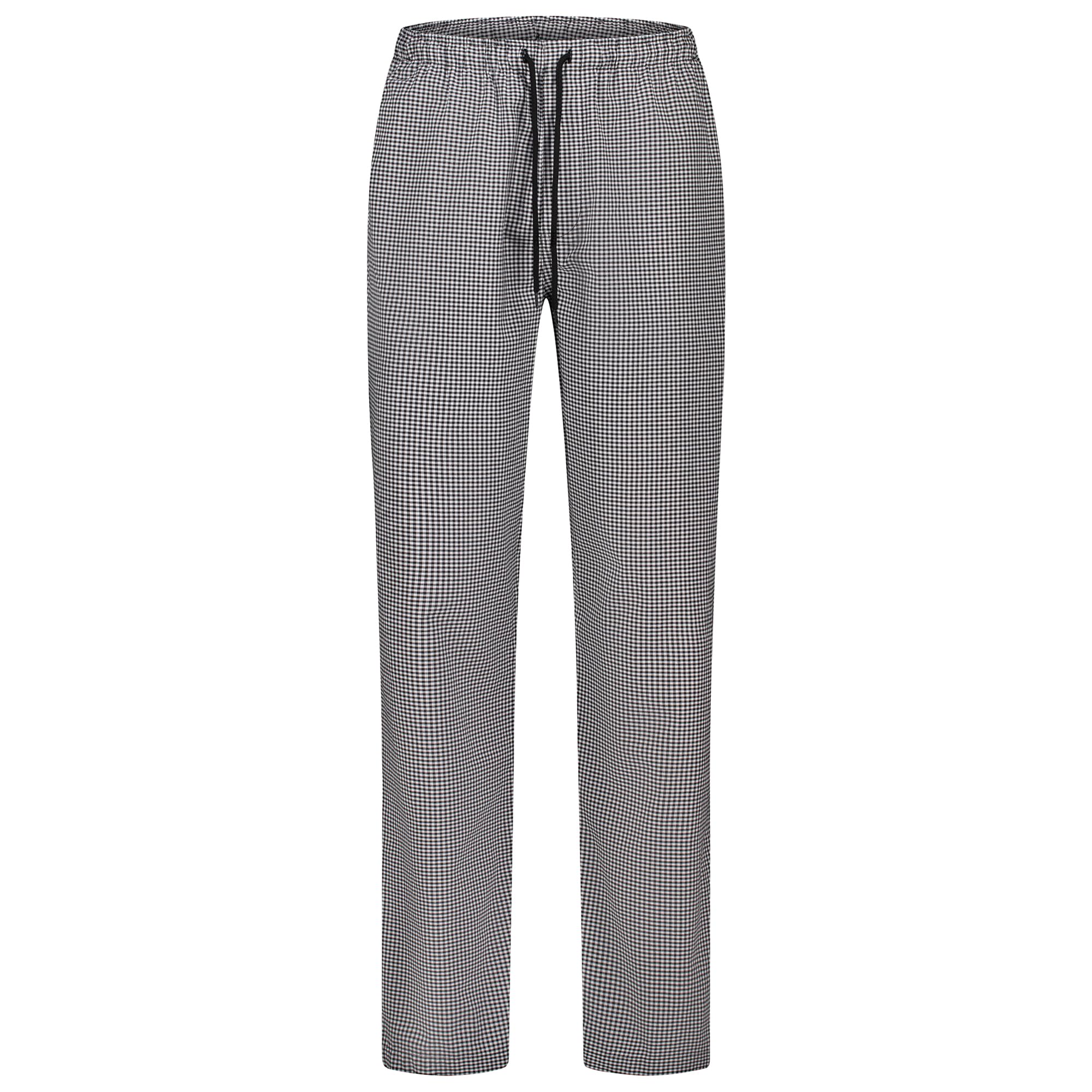 PALLTEX Alfredo Pantalon Cuisine Homme 100% Coton avec Taille élastique Pantalon de Cuisine Homme/Femme Professionnel Conforme à la Norme en 13688