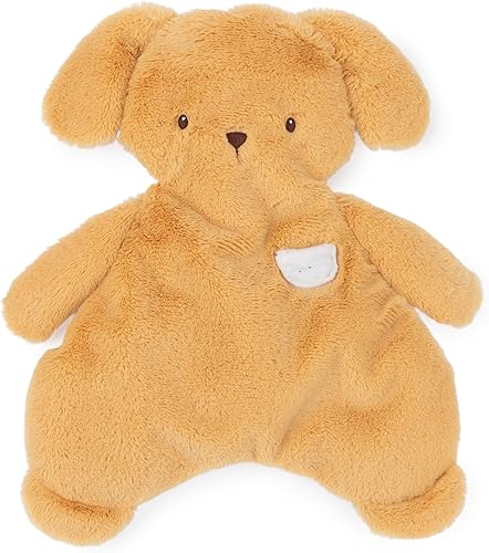 GUND Baby Oh So Snuggly Puppy Lovey, manta de felpa suave de primera calidad para bebés y recién nacidos, color amarillo caramelo