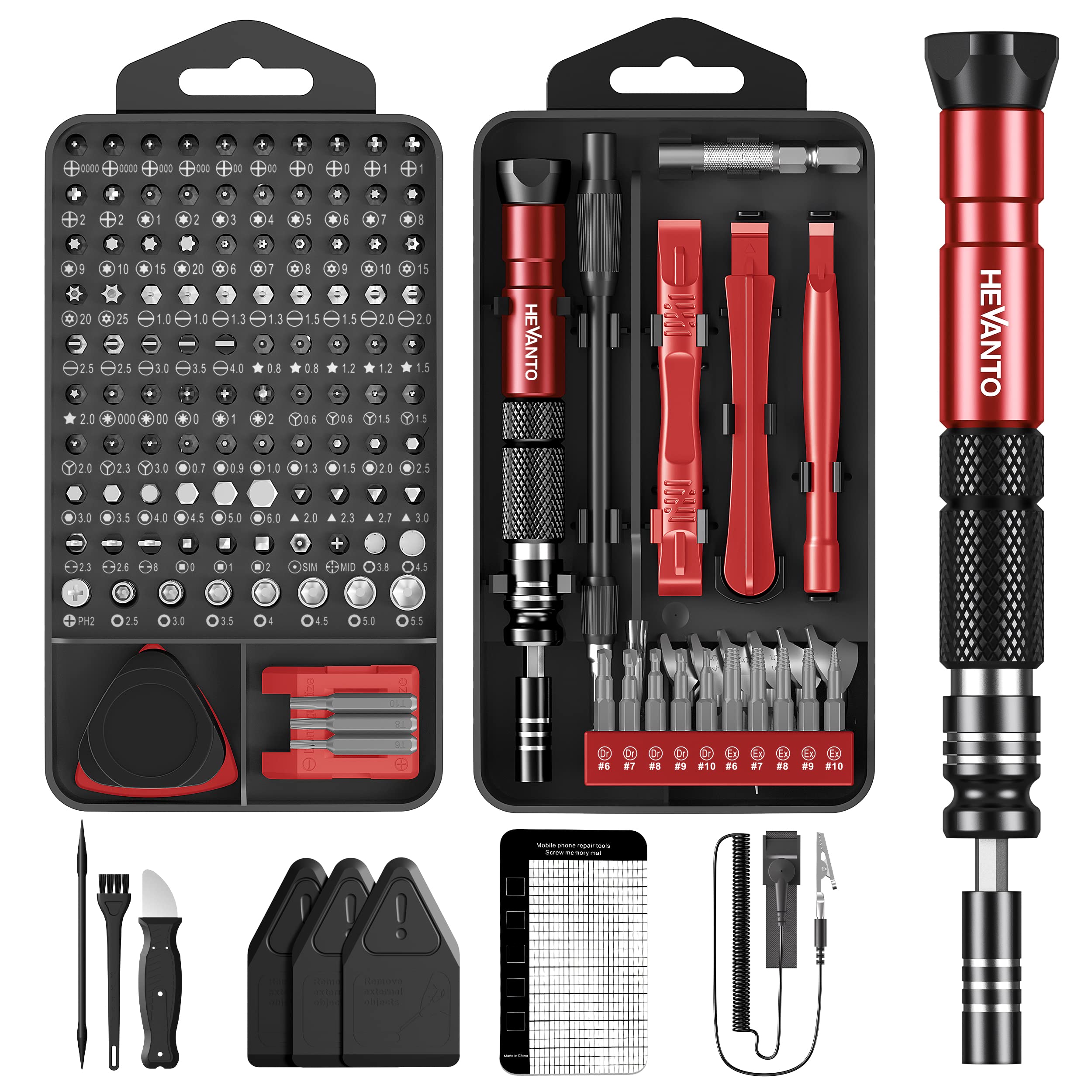 Amazon | HEVANTO 精密ドライバーセット 145 in 1 トルクスドライバー  