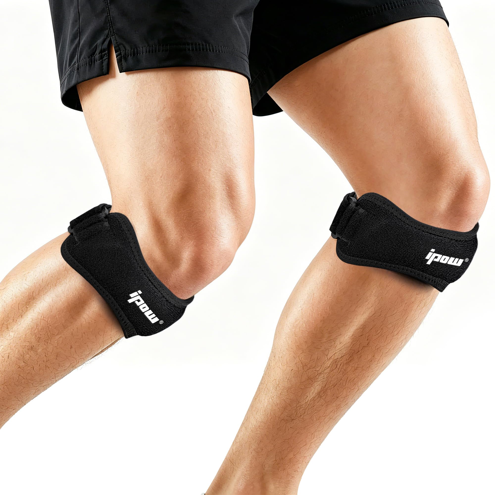 IPOW - Rodilleras para rótula (2 unidades), alivio del dolor de rodilla, tendinitis