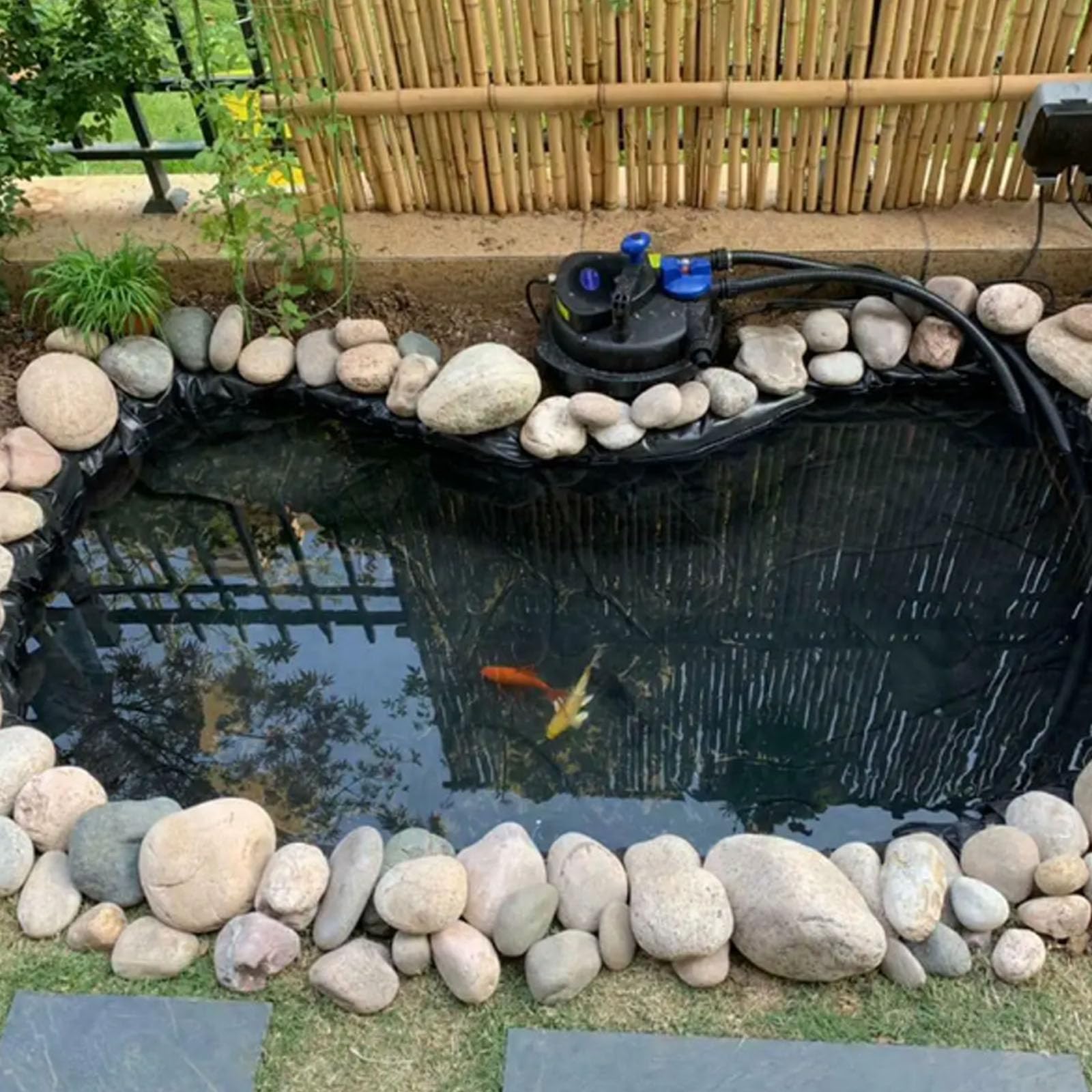 Revestimiento De Estanque De PVC, Lámina De Invernadero, Lámina De Construcción Revestimiento De Estanque De Hdpe Negro Resistente 0,2 Mm De Espesor 4 X 3 M LáMina De Sellado Membrana