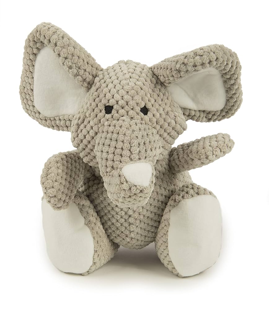 goDog Elephant Dog グレー ゴードッグ ぬいぐるみ ペット 犬 Pet Supplies : Pet Squeak Toys : goDog Checkers Elephant