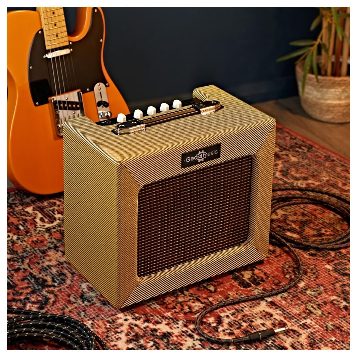 15W Tweed E-Gitarre Combo-Verstärker von Gear4music