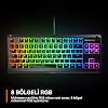 steelseries Apex 3 TKL Turkish Gaming Keyboard Tenkeyless, 8 Zone RGB Lighting Turkish QWERTY