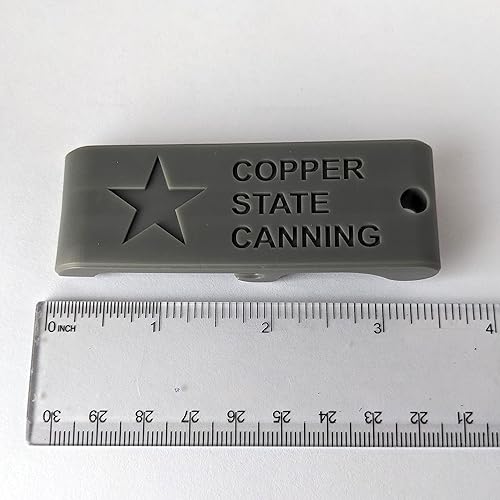 Miniatura 3 de Copper State Canning Canning Jar Opener, Mason Jar Opener, for Regular and Wide Mouth Lids, Releases Vacuum Seal, Magnetic (Gray)