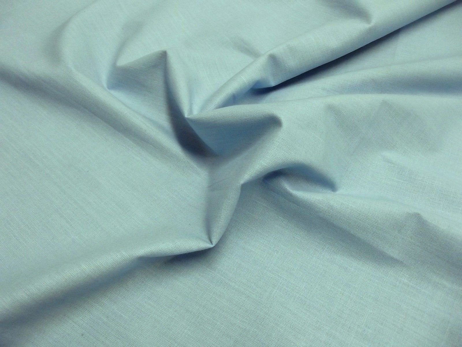 Tissu Pure Coton bleu ciel au mètre 1000cmx144cm pour couture et loisirs