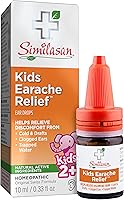 Similasan Kids Earache Relief Ear Drops 0.33oz - Natural Homeopathic Remedy for Ear Pain, Clogged Ears in Children, Preservative-Free