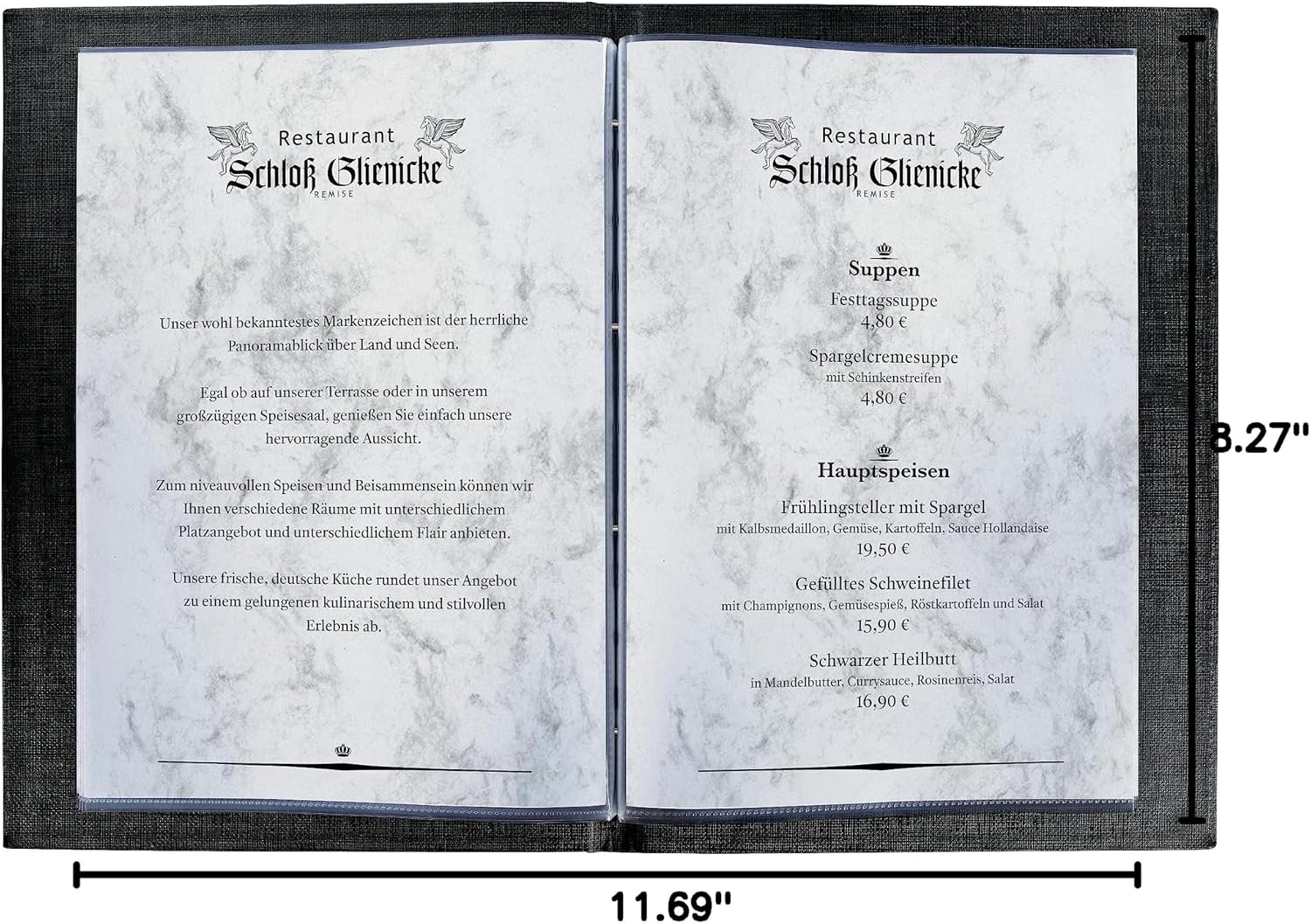 Sigel DP371 Marbled Papers, Grey, A4, 60.8 lbs, 100 Sheets