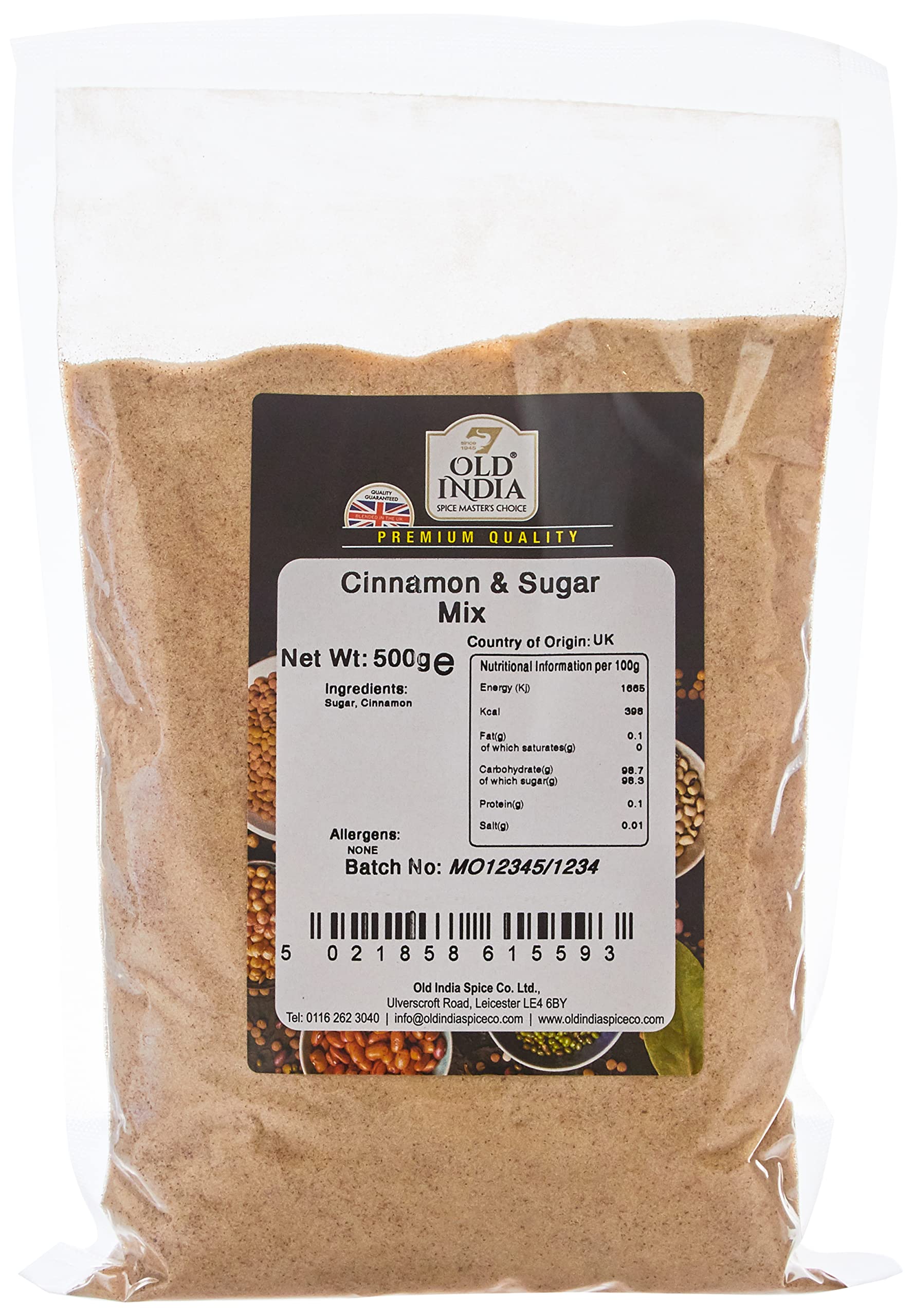Old India Cinnamon & Sugar Mix 500g