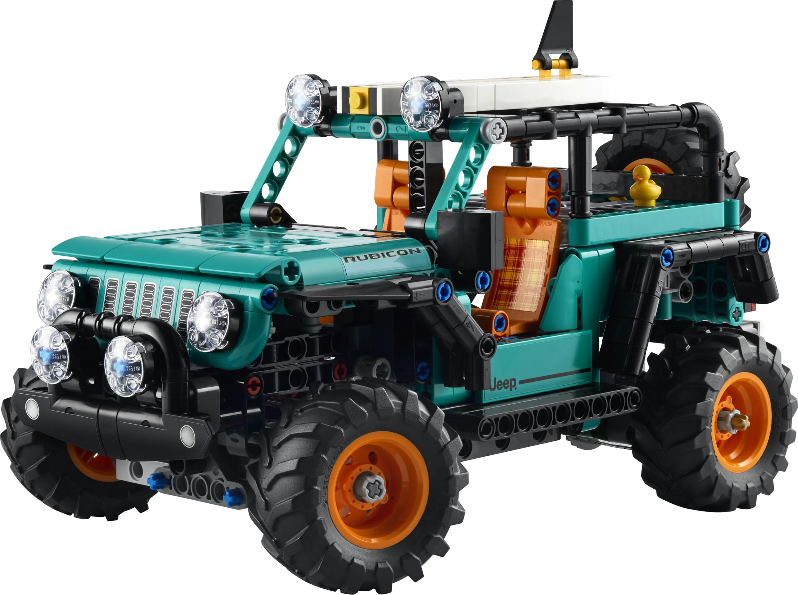 LEGO Technic SUV Jeep Wrangler Rubicon Giocattolo - Modello di Macchina Fuoristrada con Motore V6, Sterzo e Sospensioni - Idea Regalo STEM di Compleanno per Ragazzi da 10 Anni in su - 42227