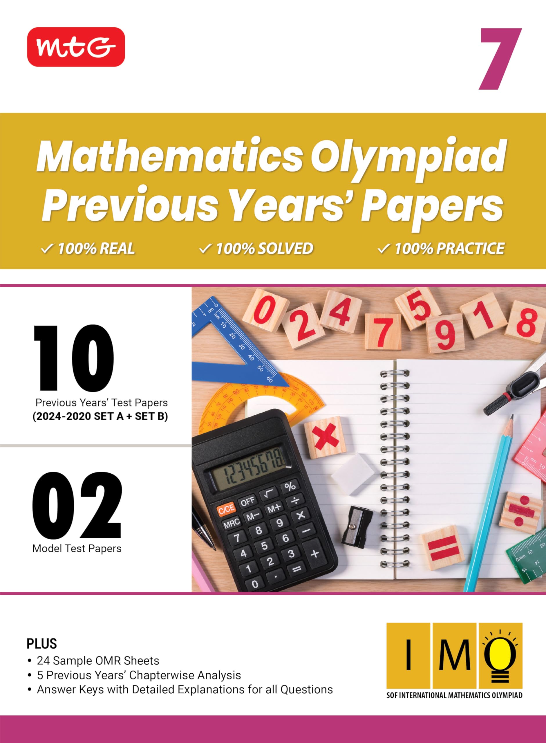 Mathematics Olympiad Previous Years' Papers Class 7 (Edition4th)
