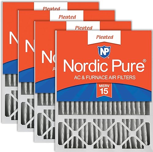 Vista 50 de Nordic Pure 20 x 25 x 5 (tamaño real: 19 3/4 x 24 3/4 x 4 3/8) Lennox X6673 X6675 Filtro Merv 8 de repuesto para reducción de olores 2