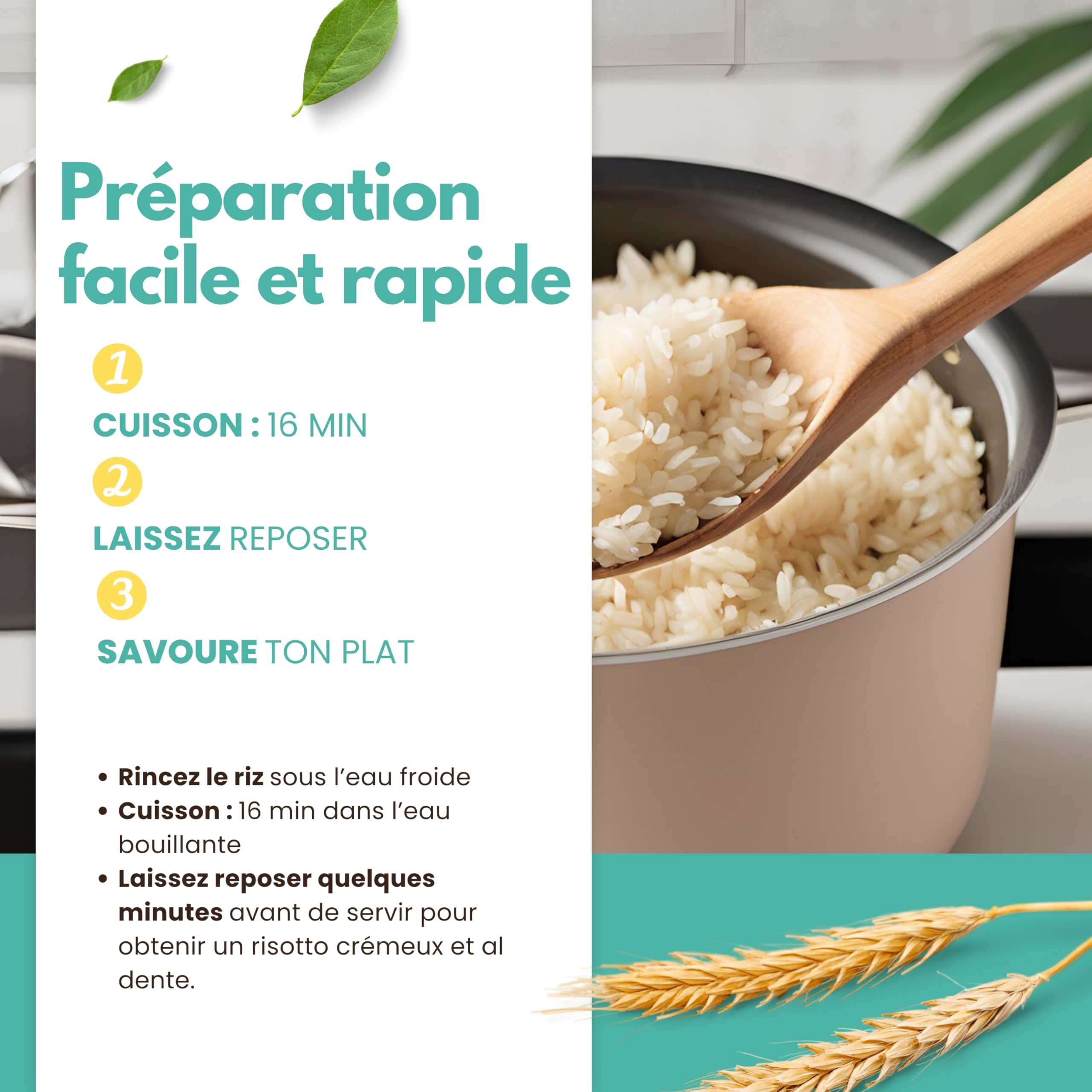Riz Arborio Italien 2 kg – Spécial Risottos, Arancini et Soupes – Grains Fermes et Crémeux – Sans Gluten – Made in Italy - 13 di Ilaria