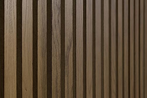 Miniatura 6 de Woody Walls Paneles de pared de madera acústica para decoración de pared interior, juego de 2 paneles de madera sin costuras para paredes, pared de