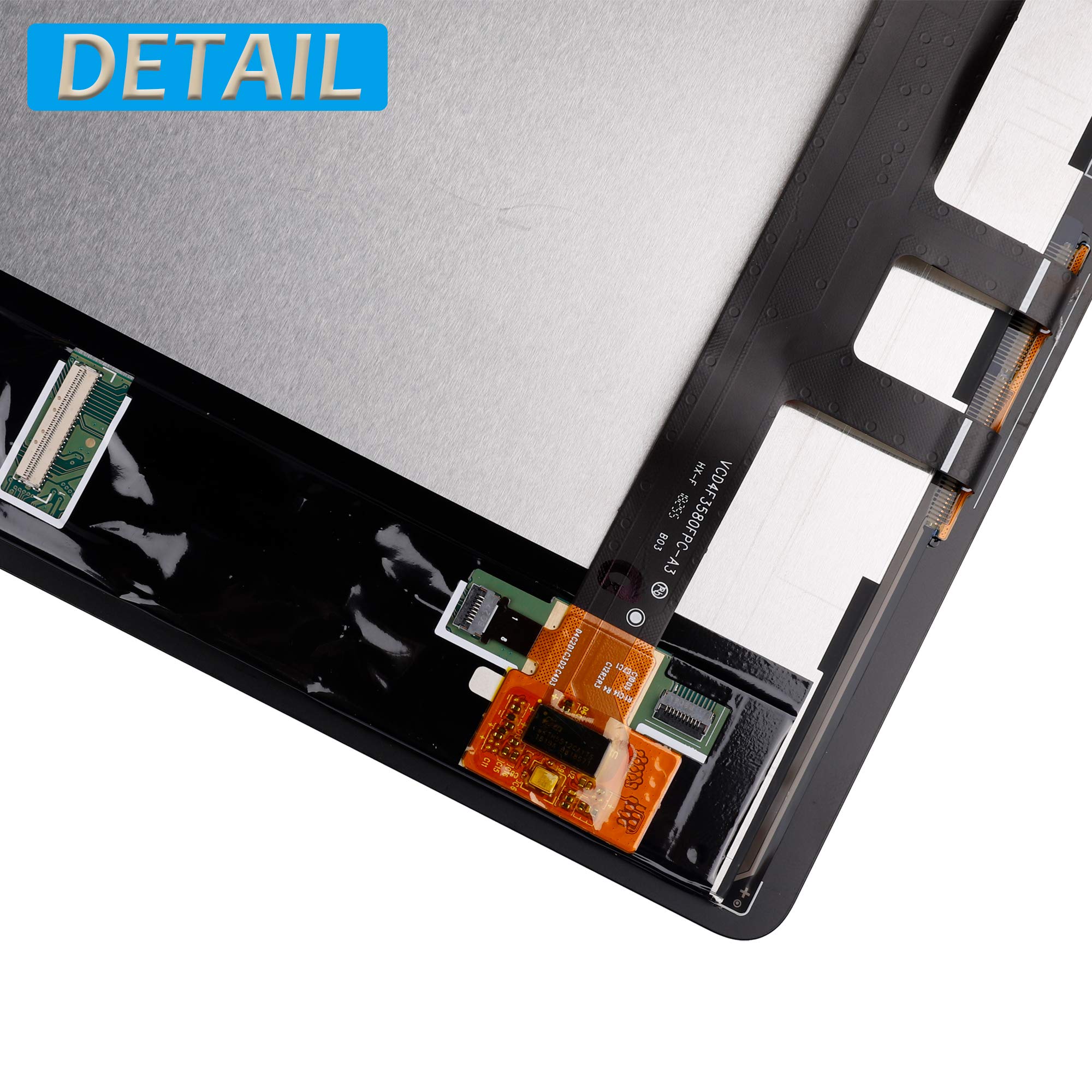 Display LCD compatibile con Huawei MediaPad M5 Lite 10.1" BAH2-L09 BAH2-W09 LCD Touch Screen Assembly con strumenti (nero)