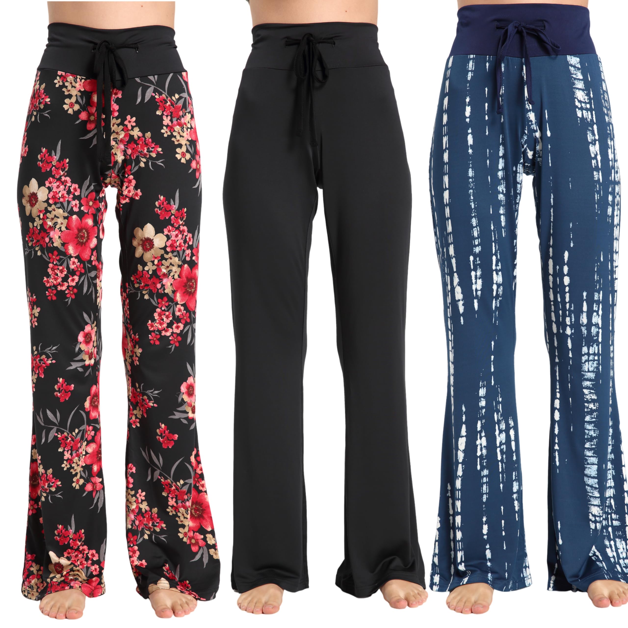CYZ Womens Casual Stretch Cotton Pajama Pants Simple Lounge Pants