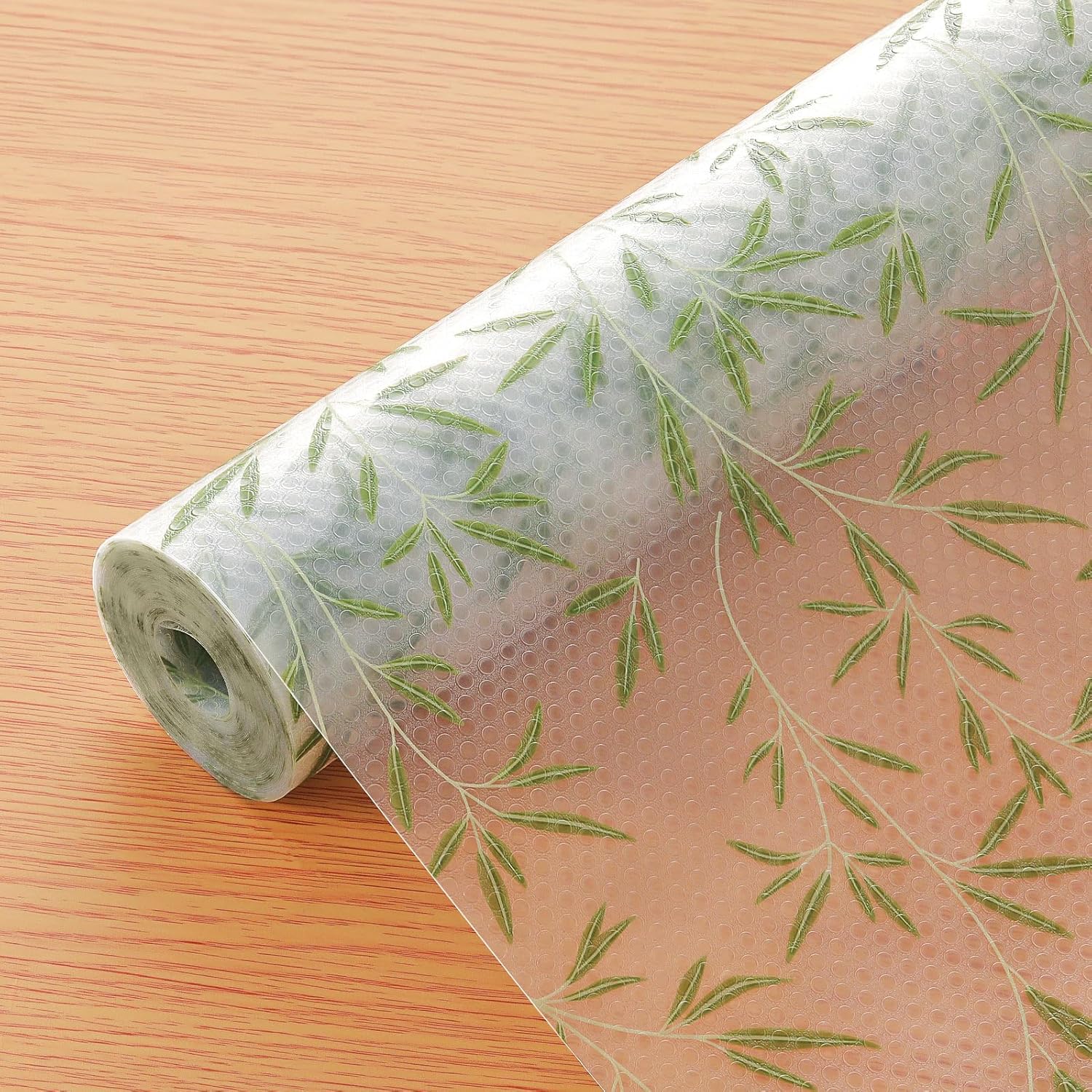 Cooyes Drawer and Shelf Liner, Non-Adhesive Shelf Liners for Kitchen Cabinets, Thick Strong Grip Mats for Desk, Shelves, Bathroom Drawers, Fridge, Cabinet Protection（17.5" W x 360" L）