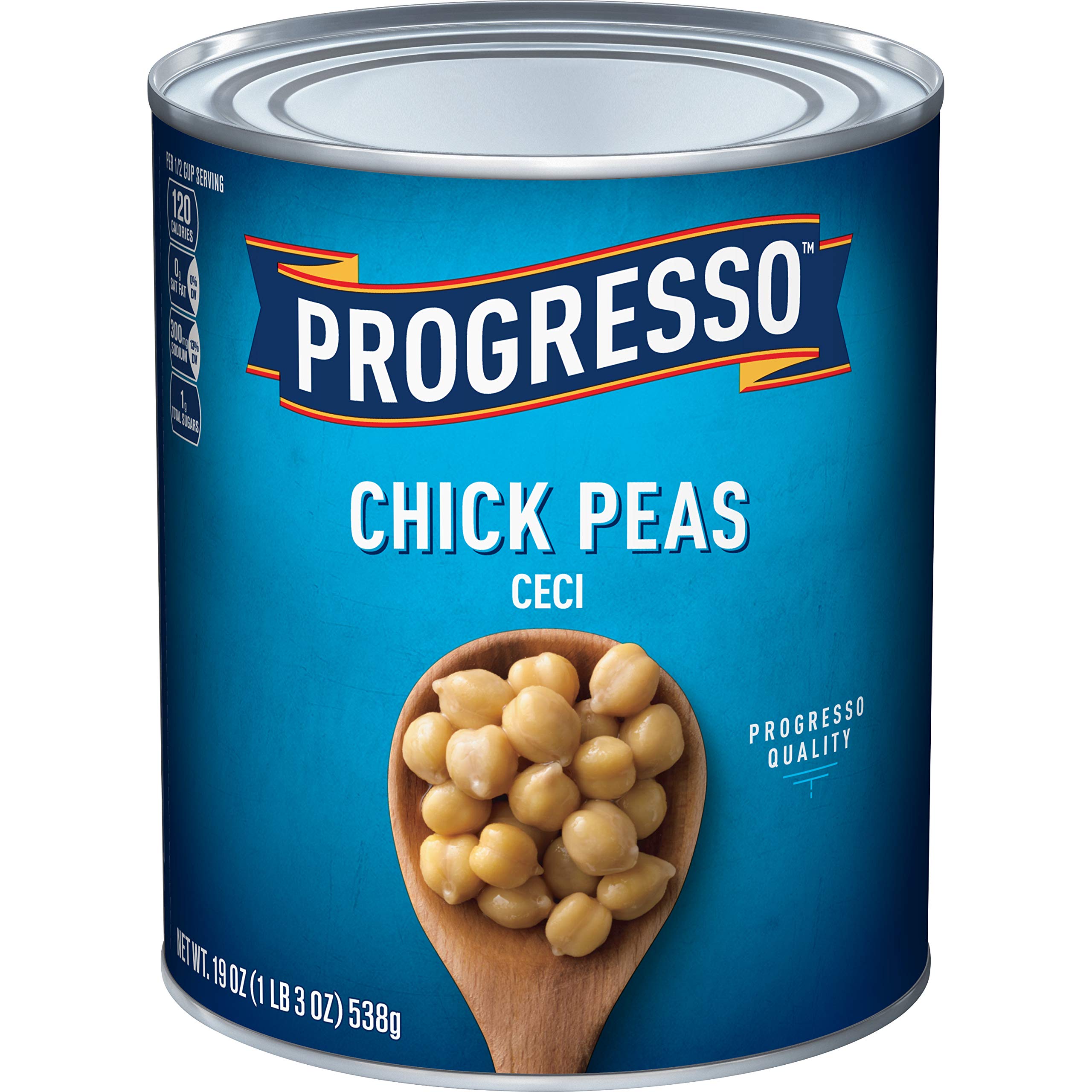 ProgressoBeans, Chick Peas Ceci, 19 ounce