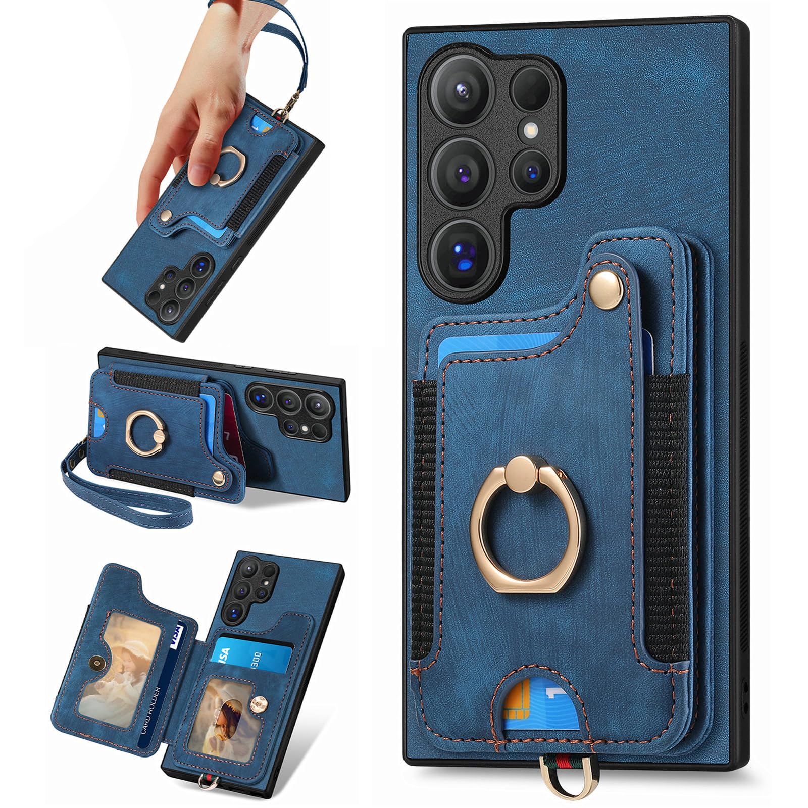 Amazon.com: for Samsung Galaxy S25 Ultra Case Card Holder for