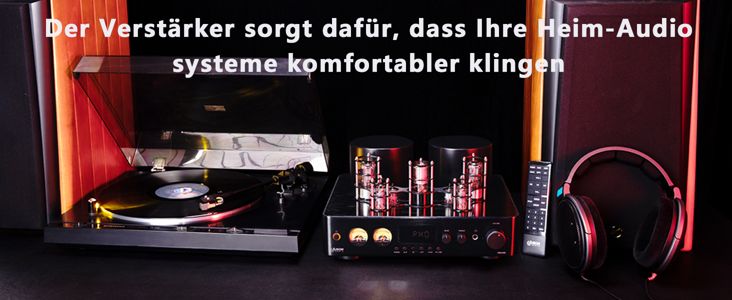 【美品】JUSON AUDIO JTA100 プリメインアンプ Juson Audio Jta100 200w Amplificador De Tubo | Frete grátis