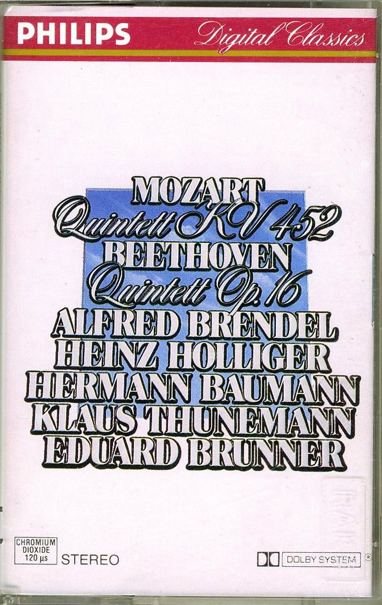 Brendel, Holliger Mozart/BeethovenPiano & Wind Quintet