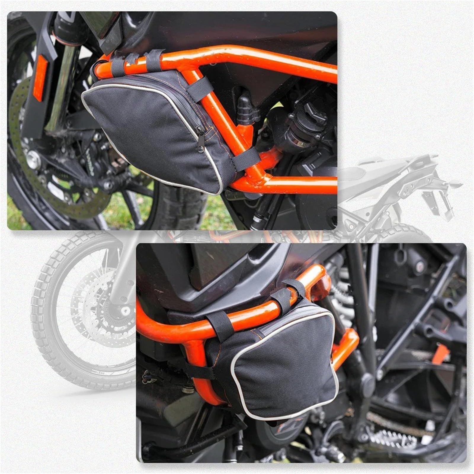 Borse Moto Per 1050 1090 1190 1290 ADV Per Adventure R Barre Protezione Per Telaio Moto Borsa Impermeabile Borsa Per Il Posizionamento Degli Attrezzi Riparazione Del Paraurti