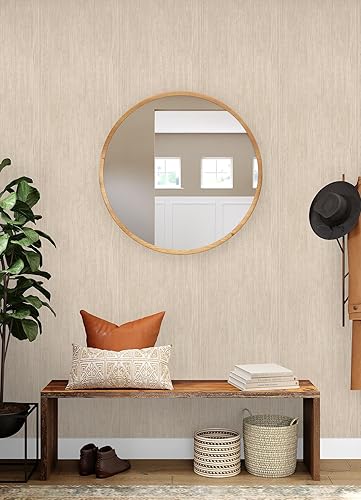 Miniatura 2 de RoomMates RMK12671PL - Papel tapiz de madera de cerezo cálido para despegar y pegar