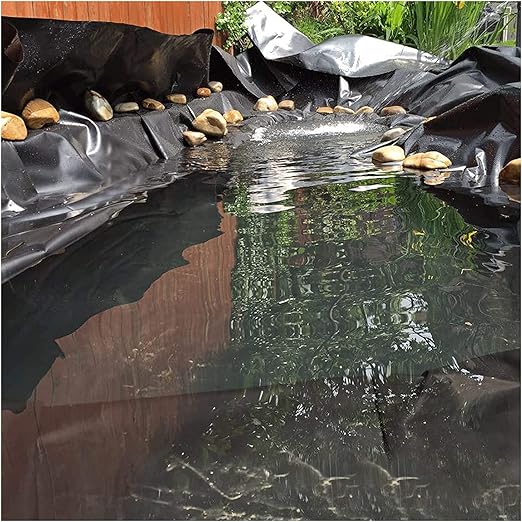 HDPE Black Fish Pond Liner 2m/3m/4m/5m/6m/7m/8m/9m/10m ,Heavy Duty Fish