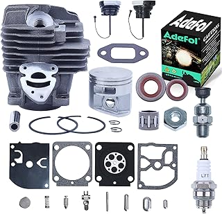 Adefol 44.7mm Cylinder Piston Carb Kit for Stihl MS261 MS 261 MS261C Chainsaw Replacement 1141 020 1200 Oil Seal Gas Cap