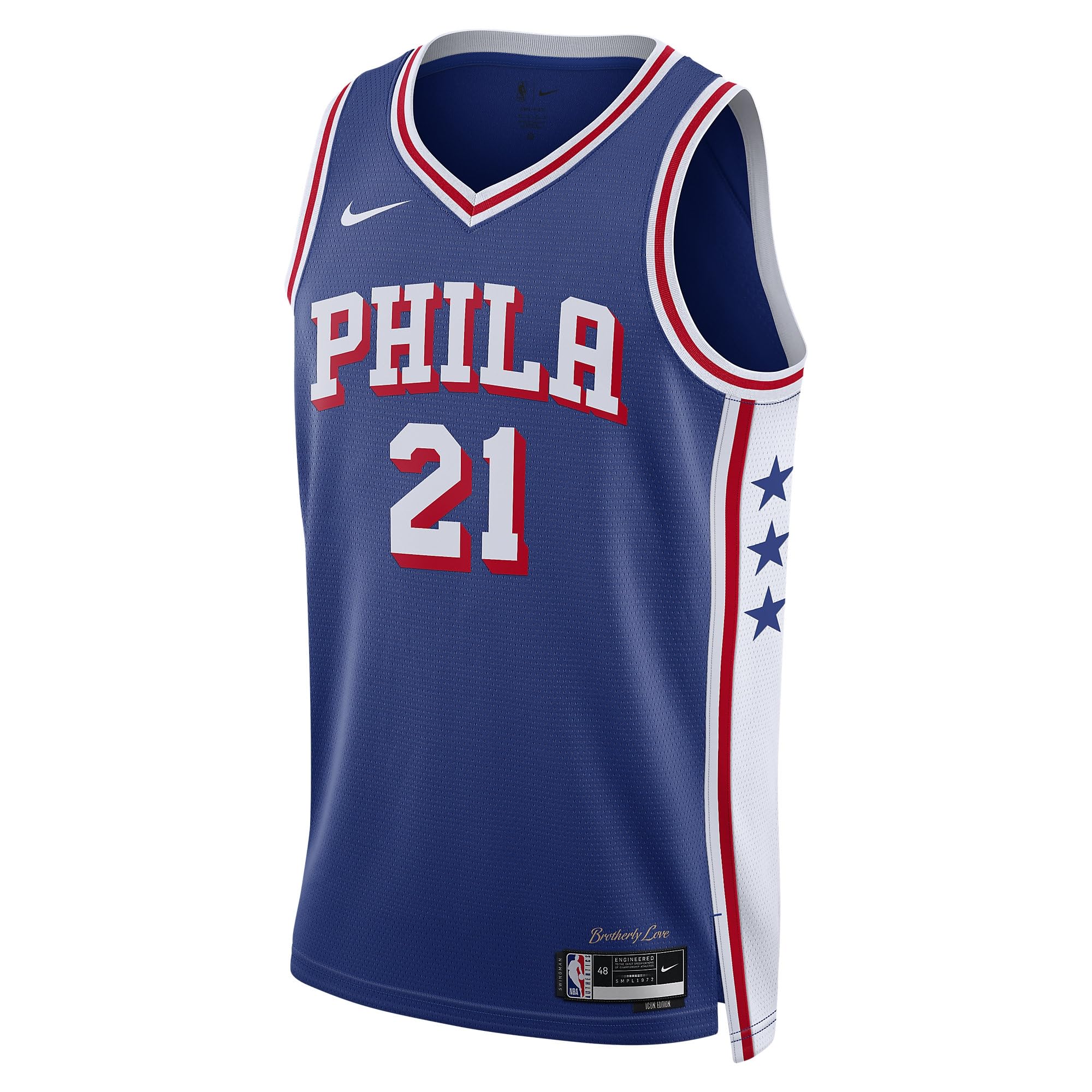 Nike Maglia da basket da uomo NBA Icon Edition Swingman