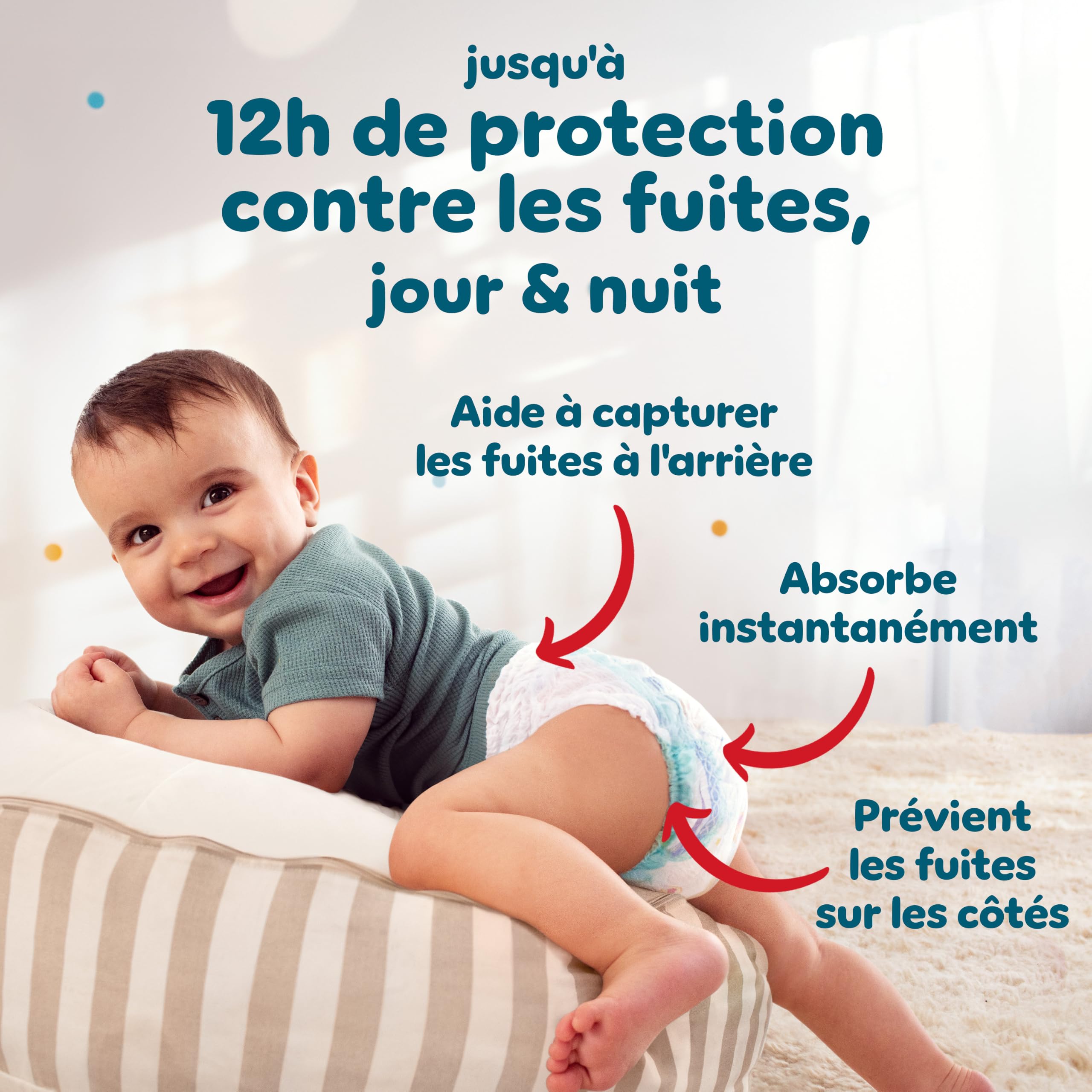 Pampers Baby-Dry Pants Couches-Culottes Taille 4 x140 Pack 1 Mois