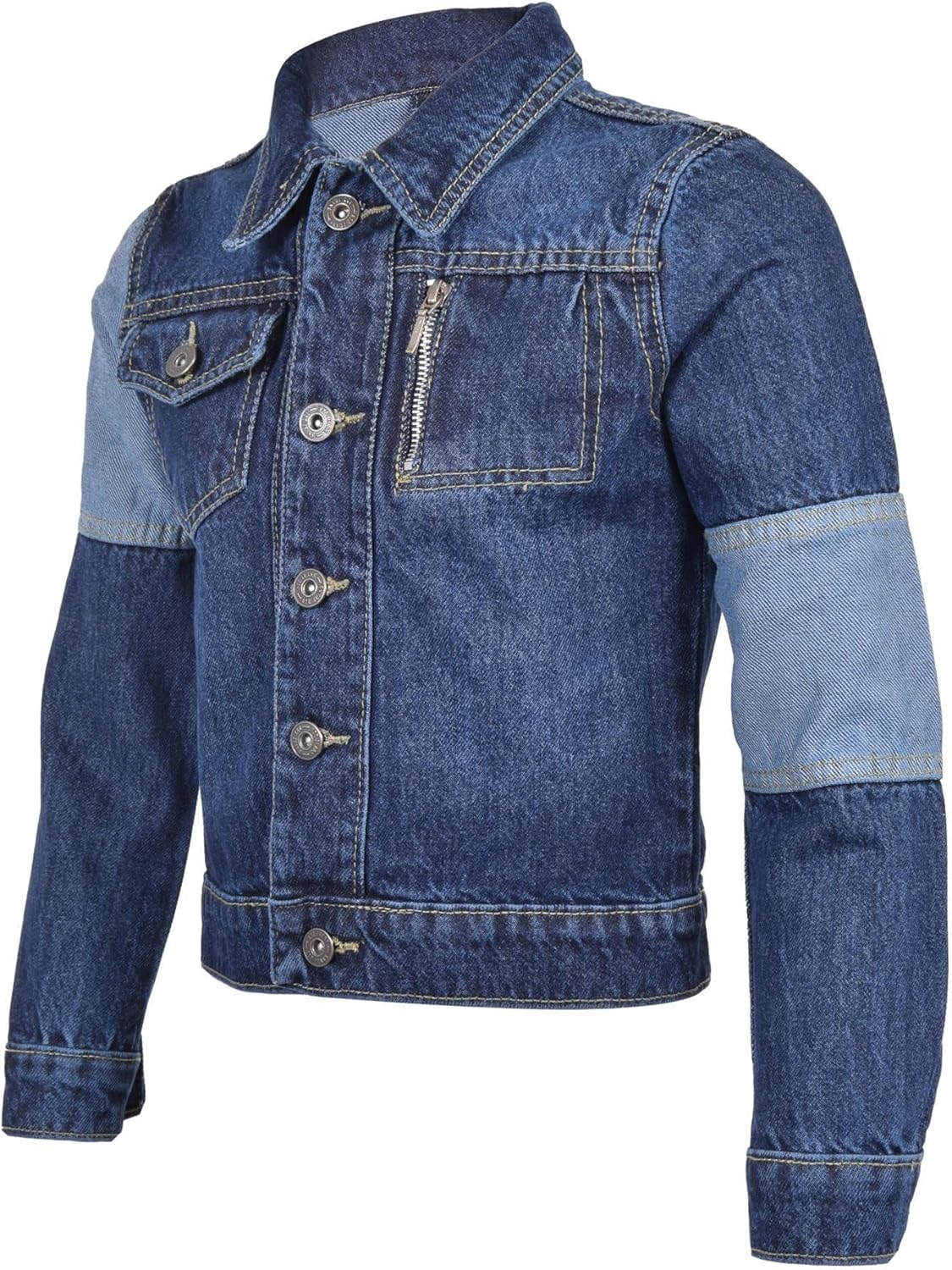 A2Z Mens Jacket Fashion Denim Jacket Long Sleeves Bomber Coat for Mens S,M,L,XL,XXL