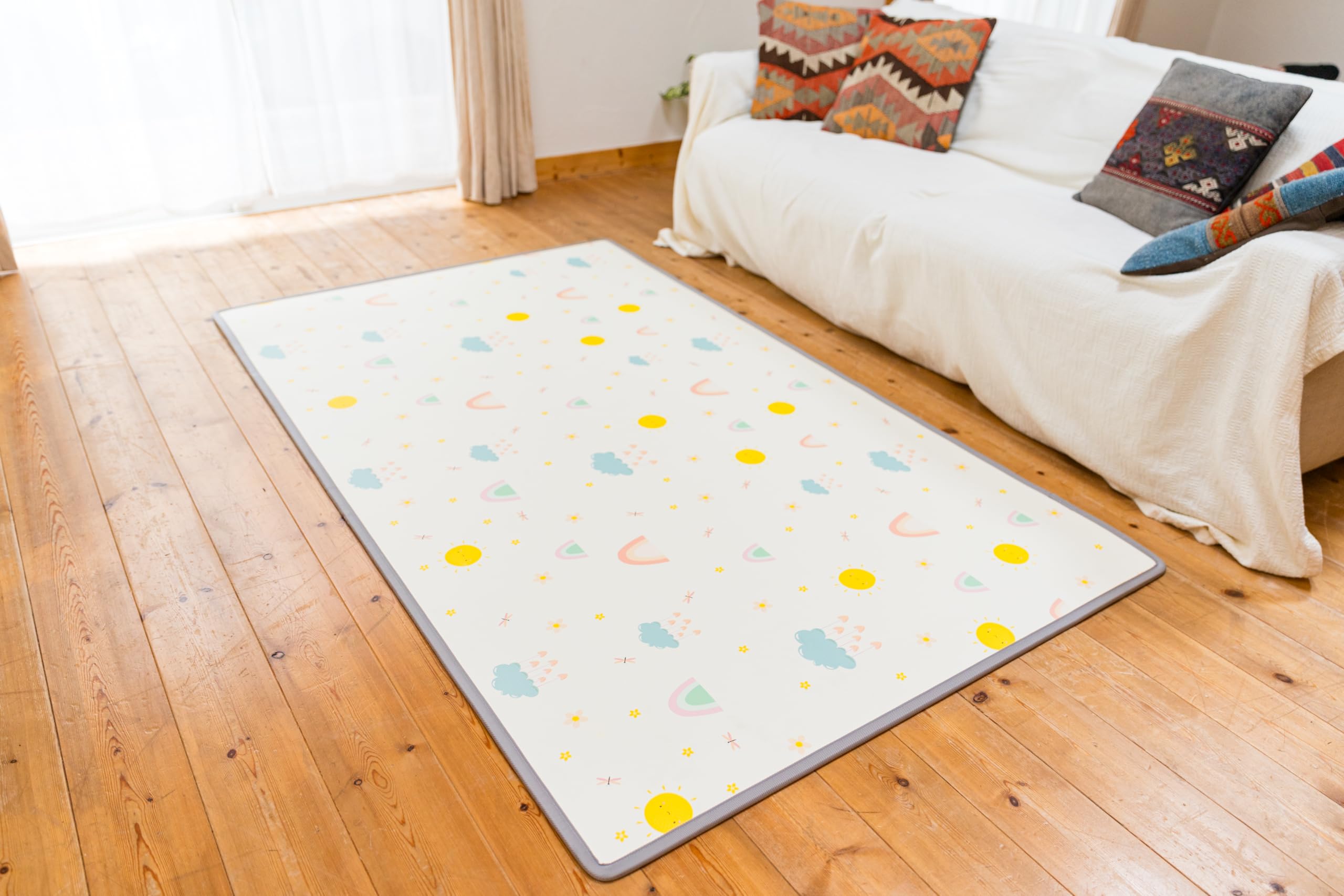 Amazon.co.jp: EVA樹脂製【My ファーストプレイマット】レインボー 200