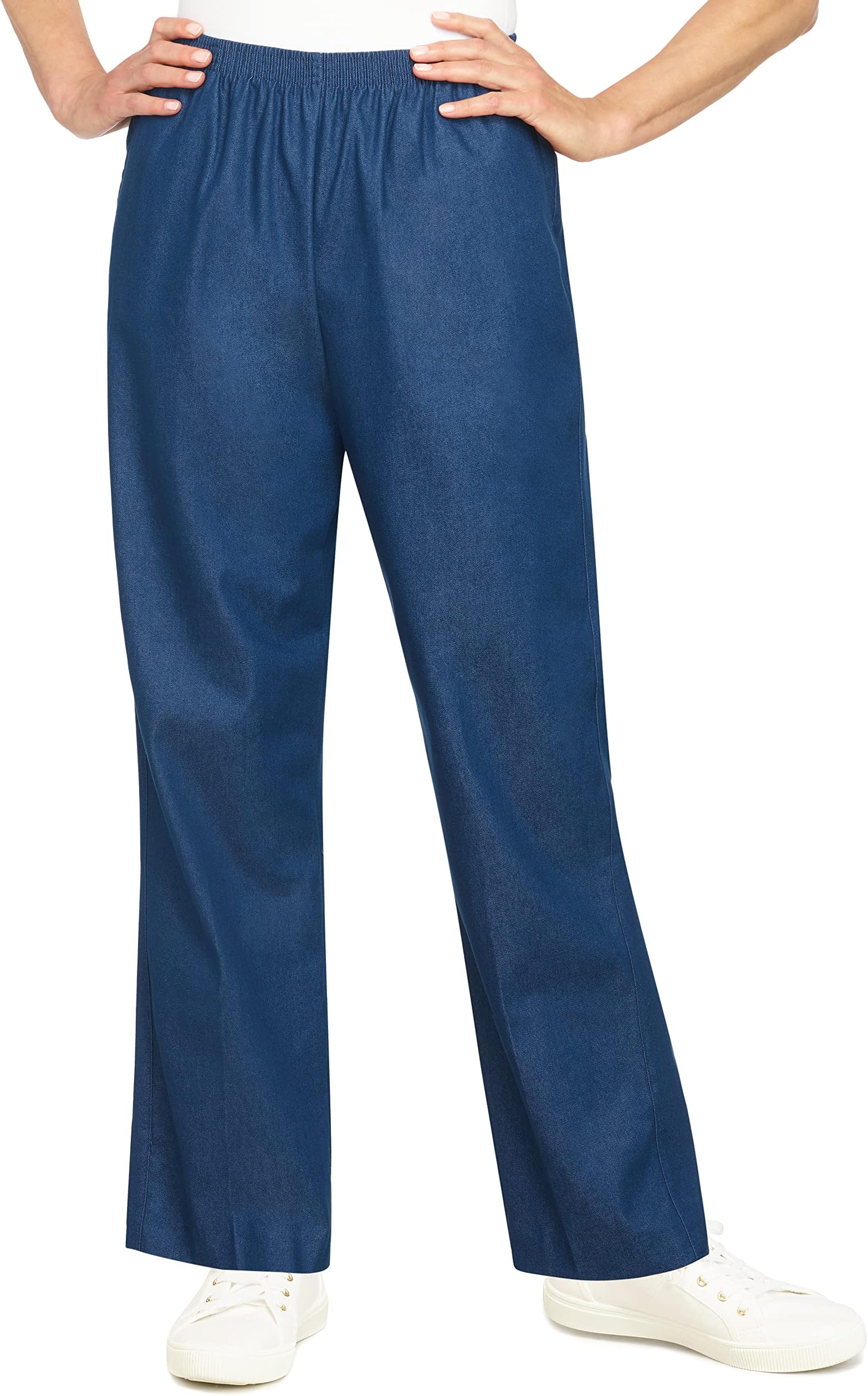 Alfred DunnerWomen's Medium Length Pant쁘띠 쇼트 데님 진 팬츠 长裤pantalones Longitud Media中等長度長褲מכנסיים באורך בינוניبنطلون متوسط الطولcalça De Comprimento Médiomittlere Hose Pants