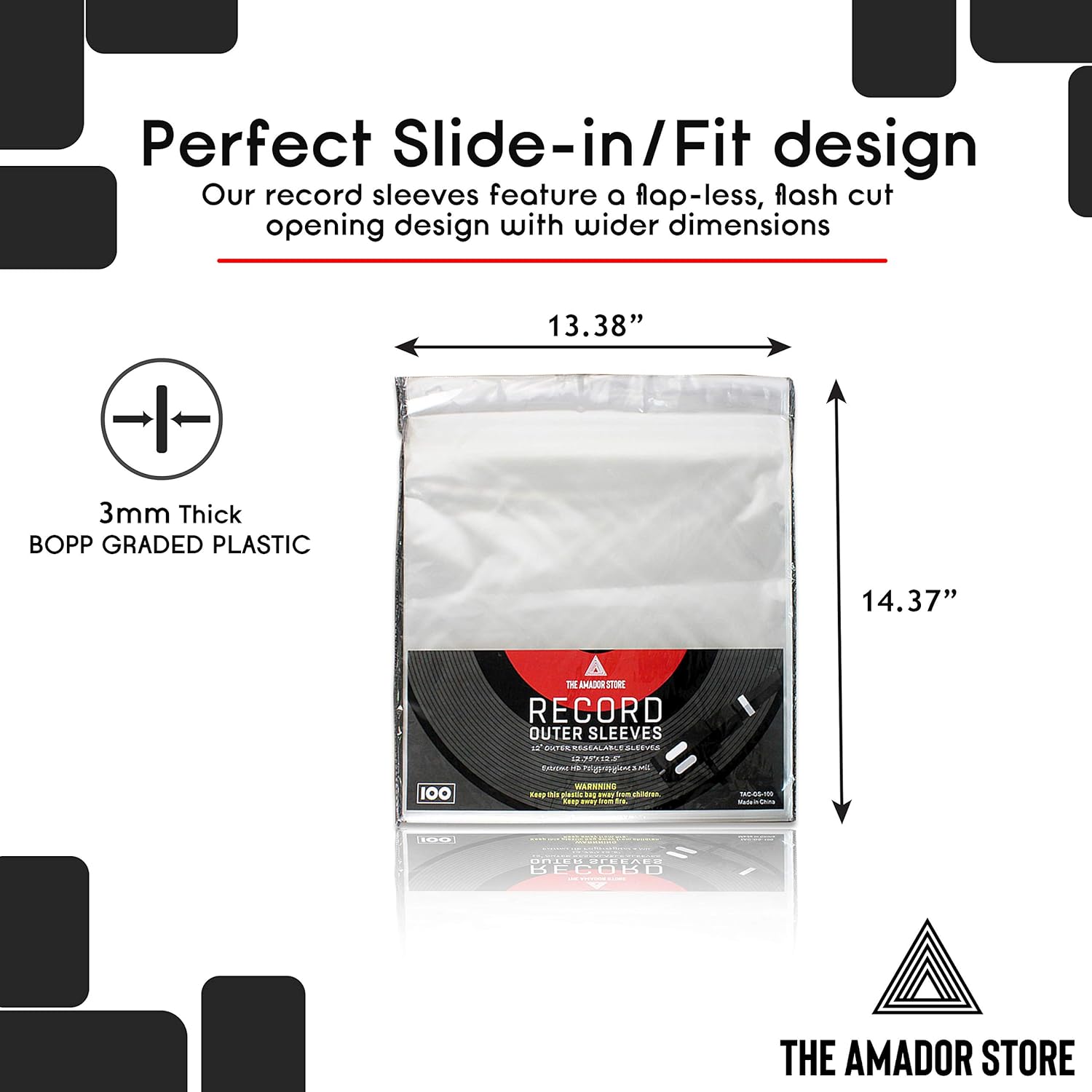 80% оƒƒ Dіѕсоunt The Amador’s Store Vinyl Record Outer Sleeve 100pcs - Clear Plastic Protective LP Outer Sleeves – Made of Premium Polyethylene - Outer Resealable Sleeves for Storing Records and Albums Bеѕt Dеаl 🛒 The Amador’s Store Vinyl Record Outer Sleeve 100pcs - Clear Plastic Protective LP Outer Sleeves – Made of Premium Polyethylene - Outer Resealable Sleeves for Storing Records and Albums