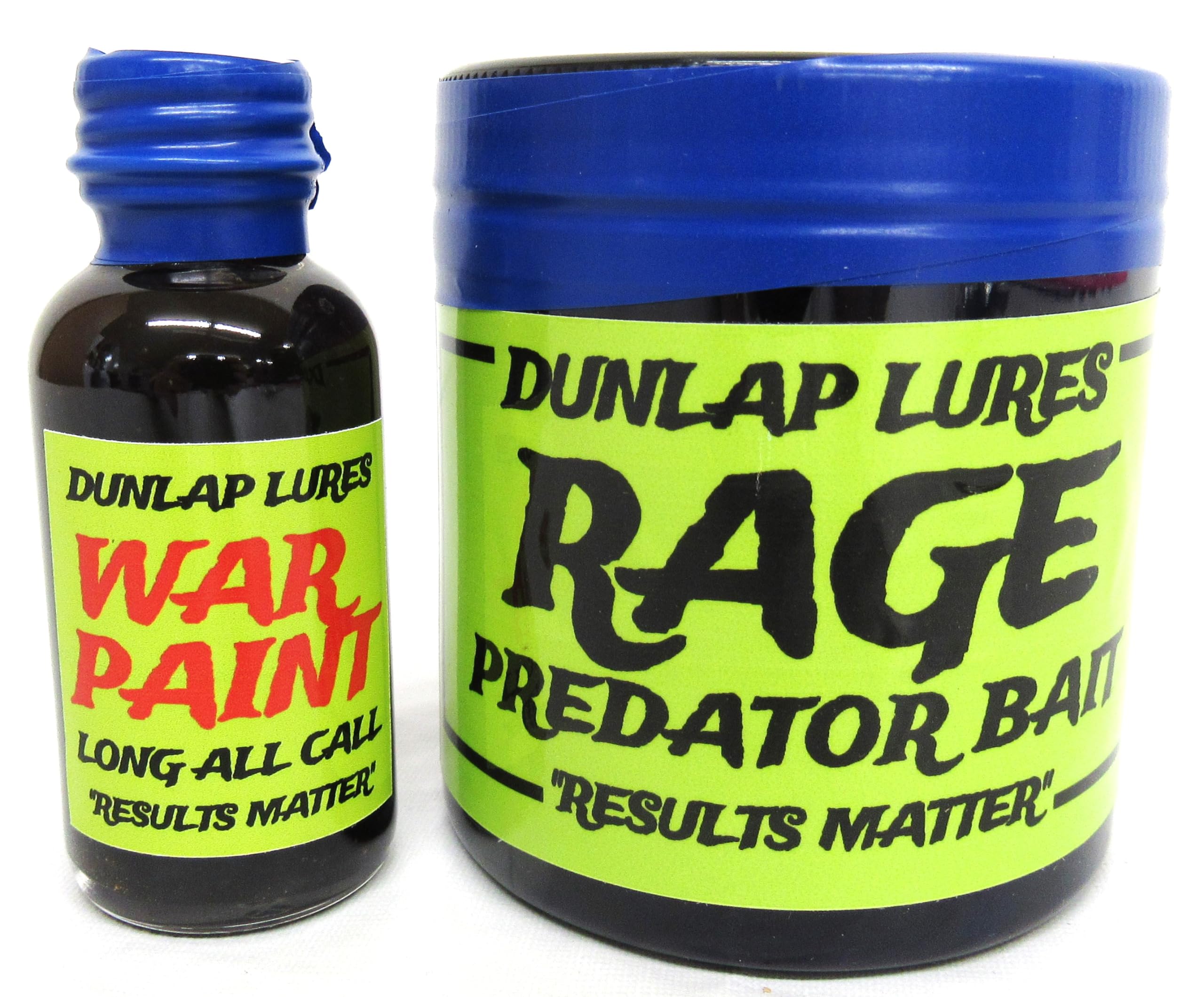 Dunlap Lures Bundle Rage 8oz and War Paint 1oz Predator Bait and Lure
